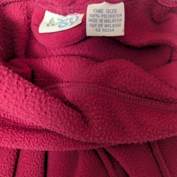 Raspberry Pink Fringe Poncho - Picture 3 of 3